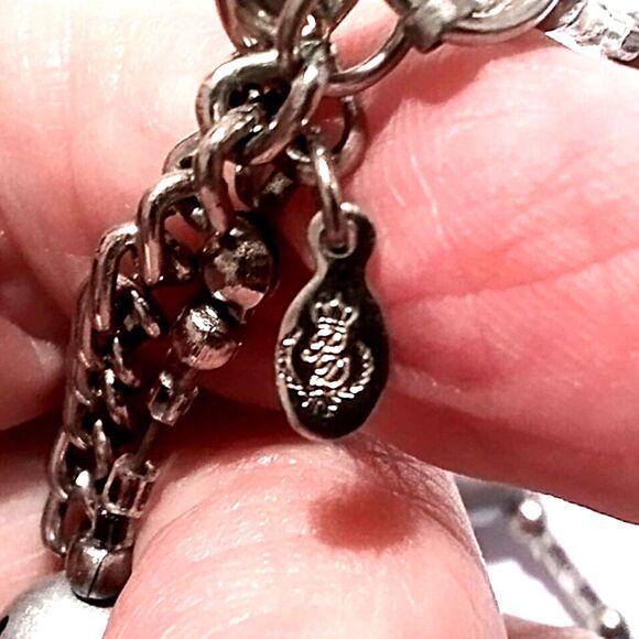 Premier Designs Long Glass & Seed Bead Necklace 40" Blue Gray Beige - Picture 7 of 7